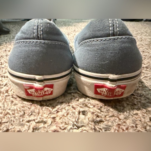 Women’s Vans Classic Slip-On blue/gray in color Canvas - Picture 3 of 5